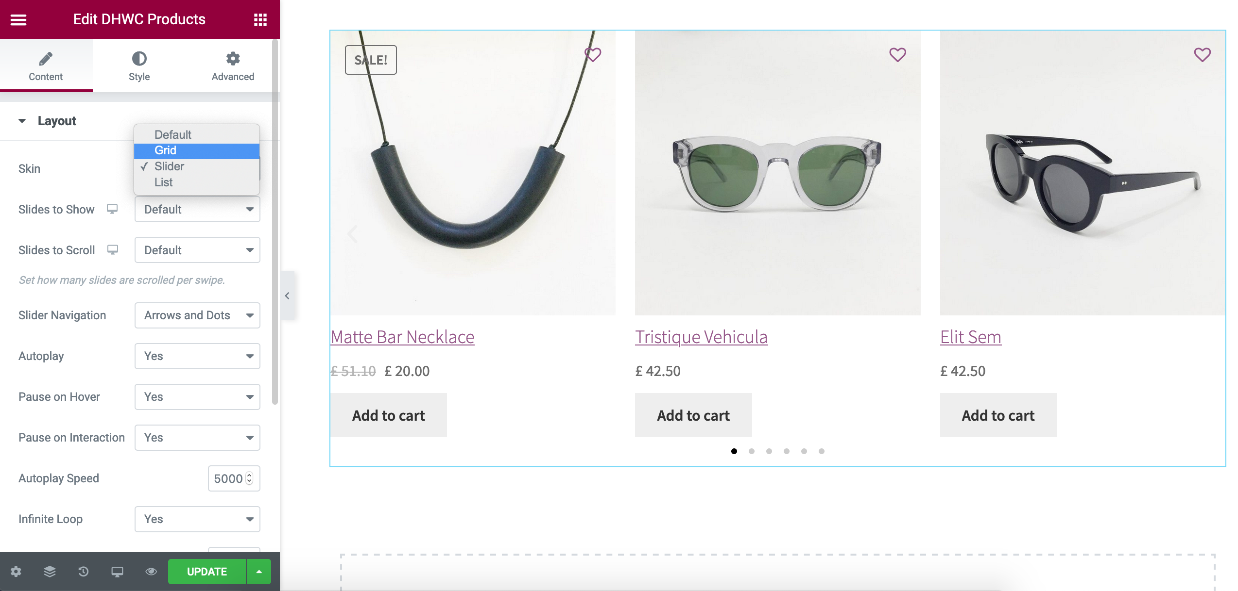 WooCommerce Products Layouts for Elementor - 6